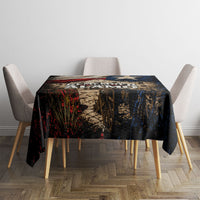 Remember The Alamo Texas Flag Tablecloth Distressed Historical Texan Pride