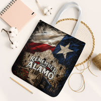 Remember The Alamo Texas Flag Tote Bag Distressed Historical Texan Pride