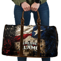 Remember The Alamo Texas Flag Travel Bag Distressed Historical Texan Pride