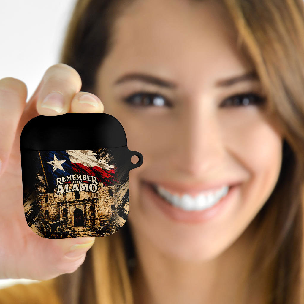 Remember The Alamo Texas AirPods Case Texan Pride Historical Heritage