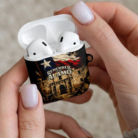 Remember The Alamo Texas AirPods Case Texan Pride Historical Heritage