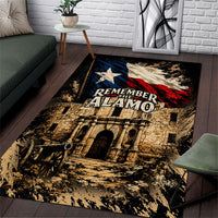 Remember The Alamo Texas Area Rug Texan Pride Historical Heritage