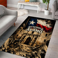 Remember The Alamo Texas Area Rug Texan Pride Historical Heritage
