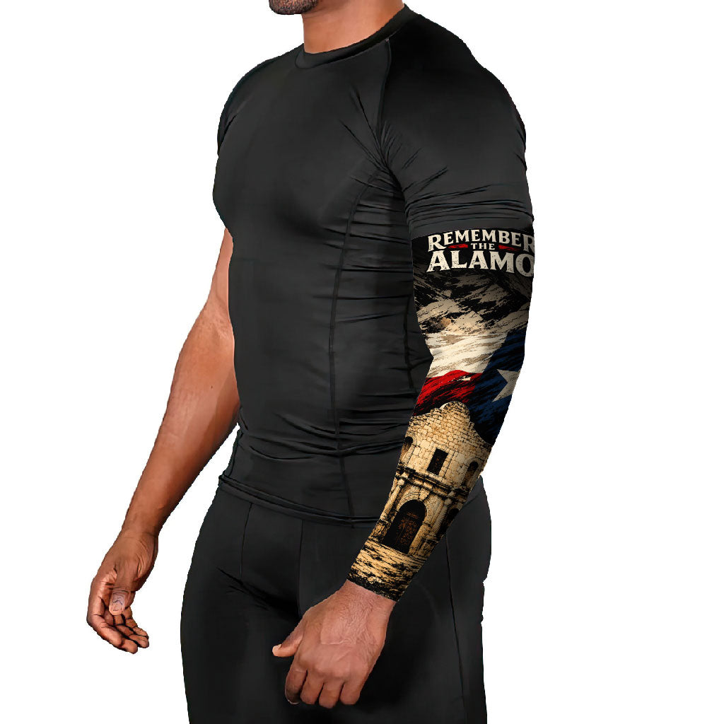 Remember The Alamo Texas Arm Sleeves Texan Pride Historical Heritage