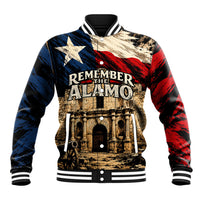 Remember The Alamo Texas Baseball Jacket Texan Pride Historical Heritage