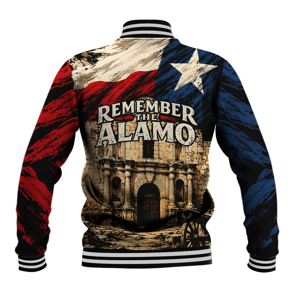 Remember The Alamo Texas Baseball Jacket Texan Pride Historical Heritage