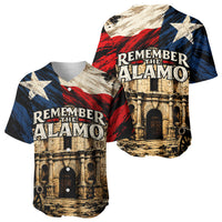 Remember The Alamo Texas Baseball Jersey Texan Pride Historical Heritage