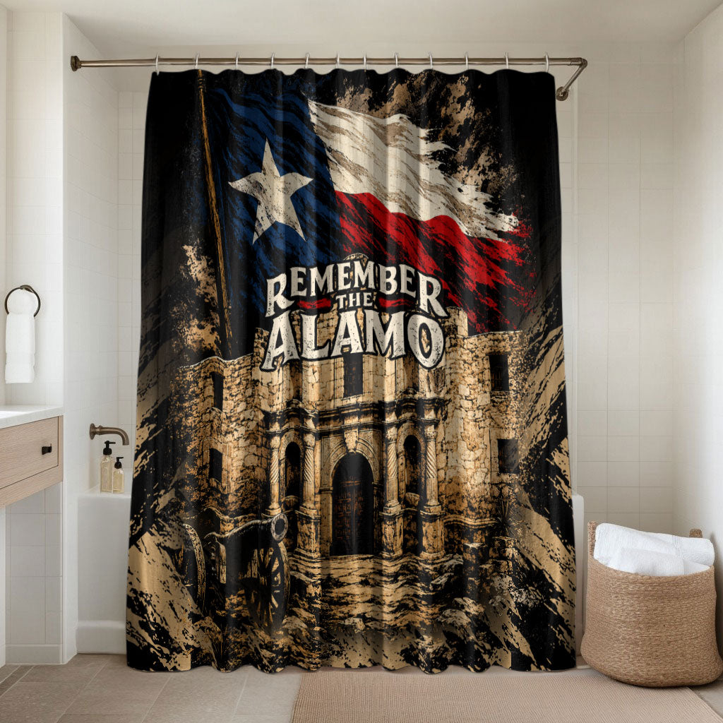 Remember The Alamo Texas Bathroom Set Texan Pride Historical Heritage
