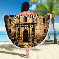 Remember The Alamo Texas Beach Blanket Texan Pride Historical Heritage