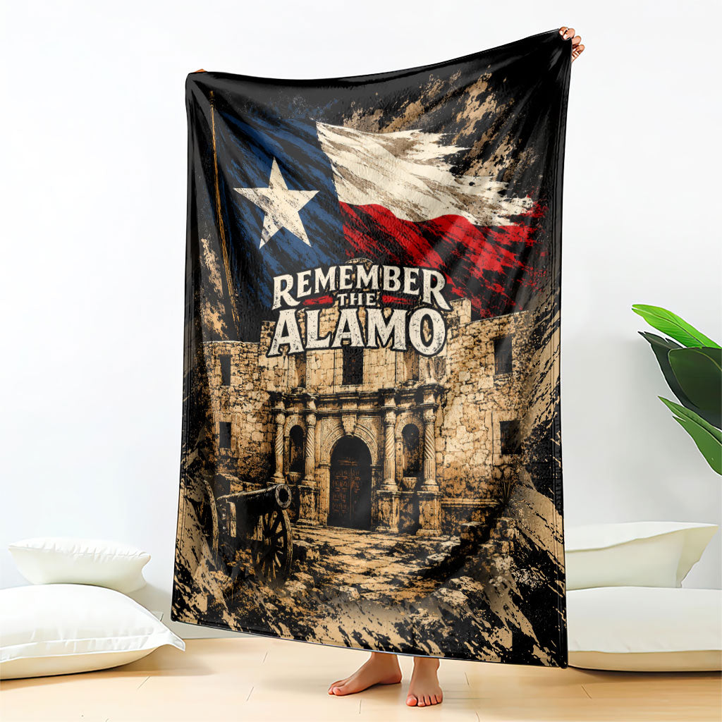 Remember The Alamo Texas Blanket Texan Pride Historical Heritage