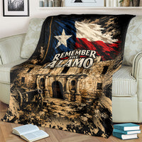 Remember The Alamo Texas Blanket Texan Pride Historical Heritage