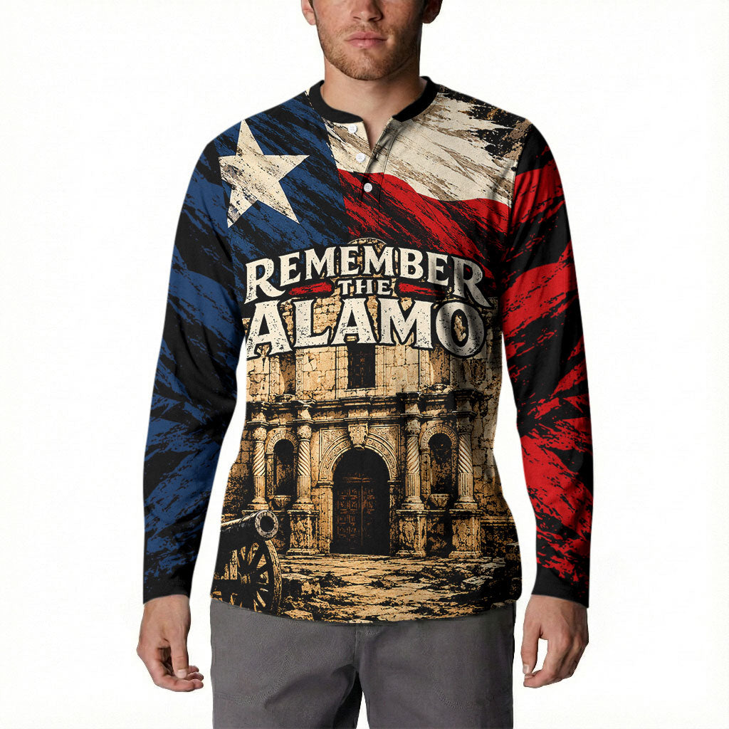 Remember The Alamo Texas Button Sweatshirt Texan Pride Historical Heritage