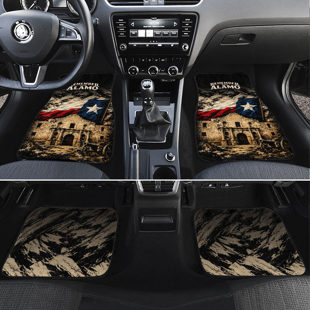 Remember The Alamo Texas Car Mats Texan Pride Historical Heritage