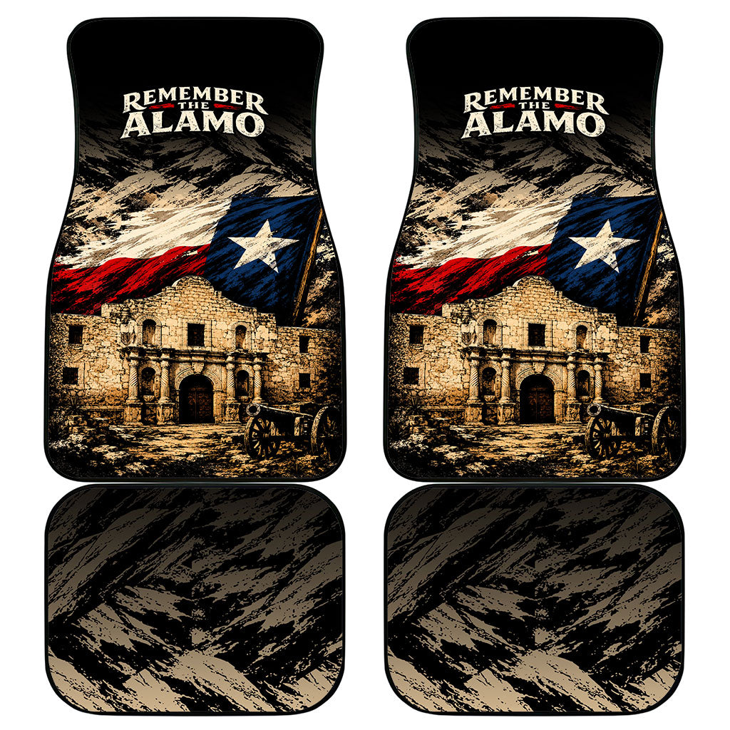 Remember The Alamo Texas Car Mats Texan Pride Historical Heritage