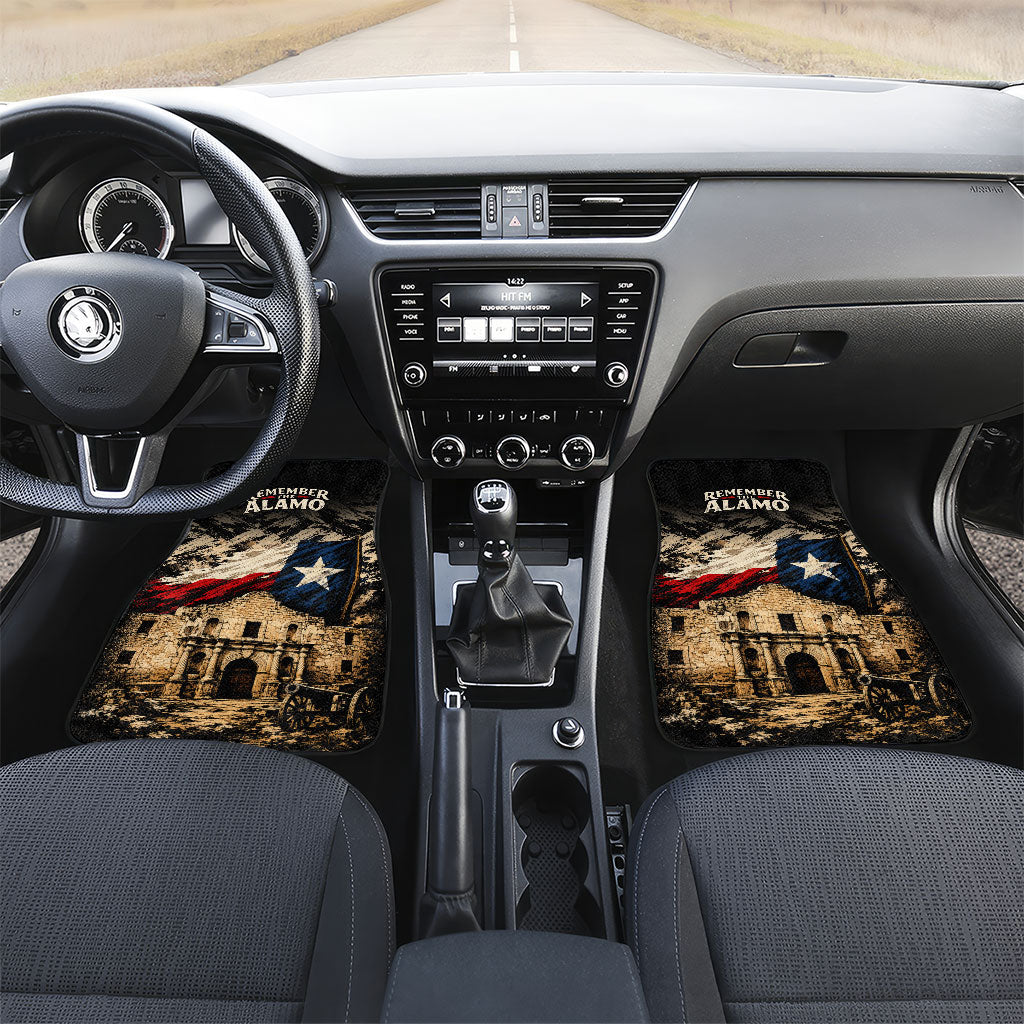 Remember The Alamo Texas Car Mats Texan Pride Historical Heritage