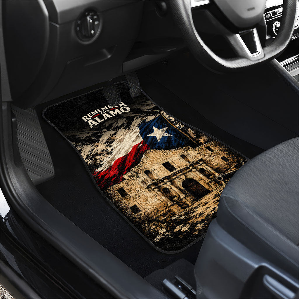 Remember The Alamo Texas Car Mats Texan Pride Historical Heritage