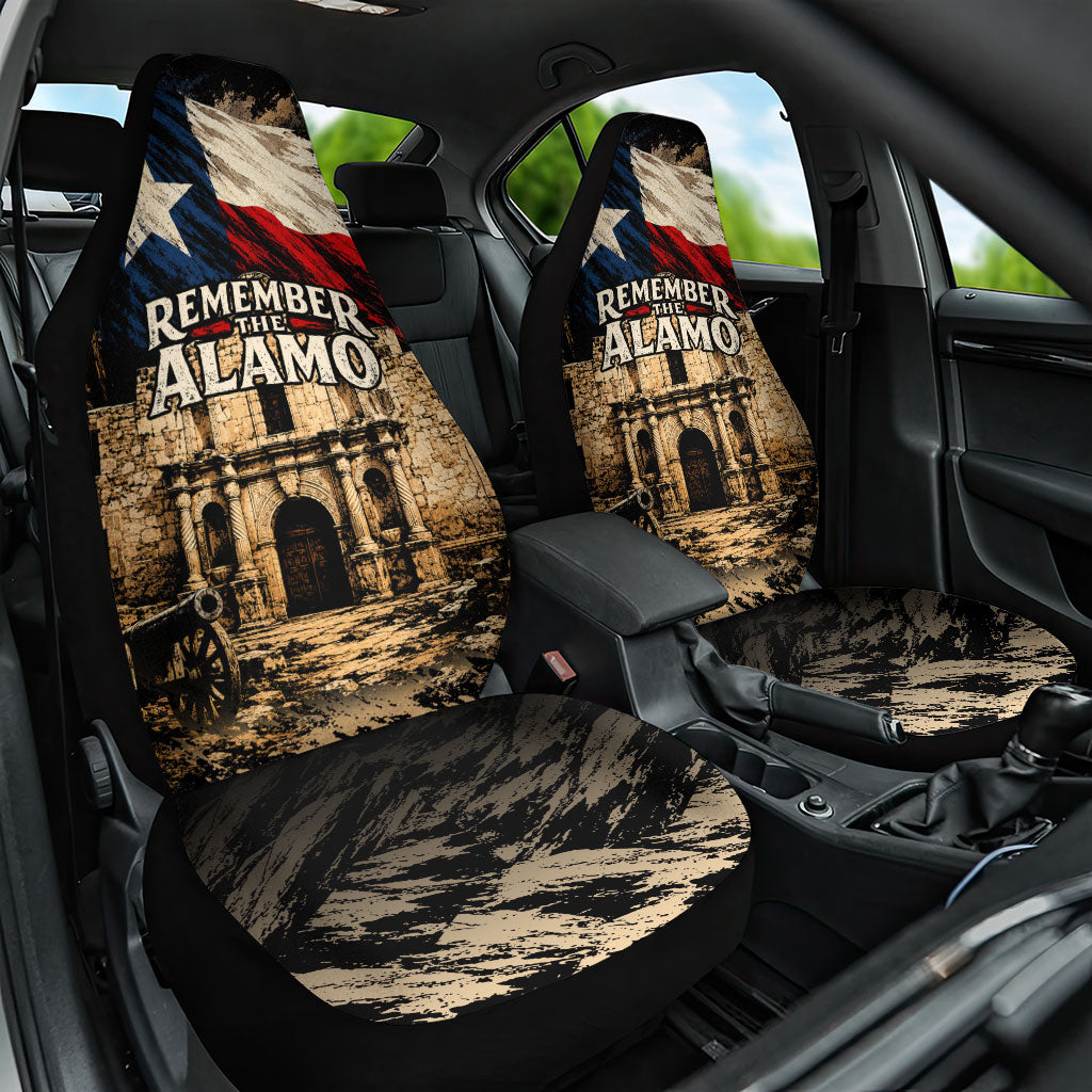 Remember The Alamo Texas Car Seat Cover Texan Pride Historical Heritage