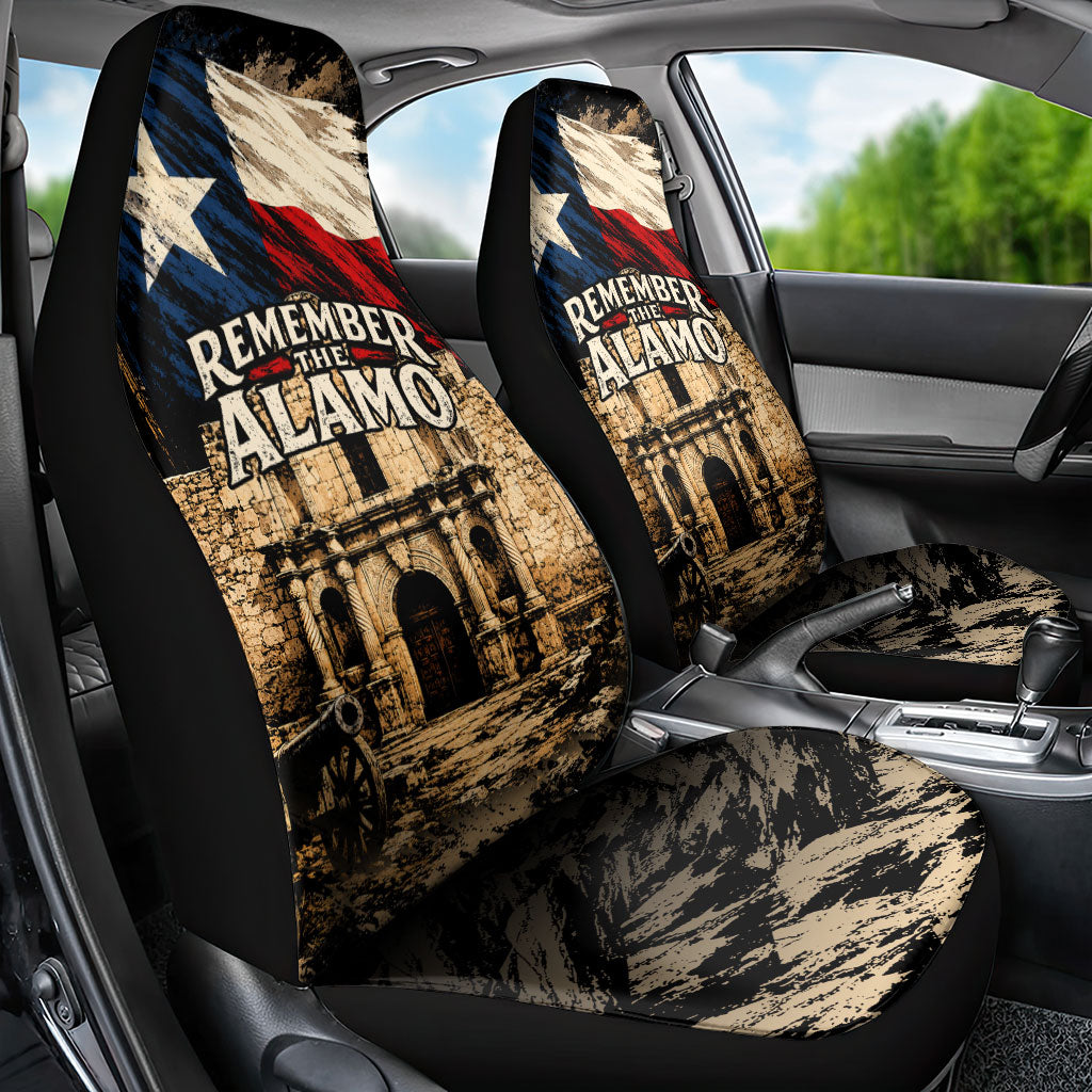 Remember The Alamo Texas Car Seat Cover Texan Pride Historical Heritage