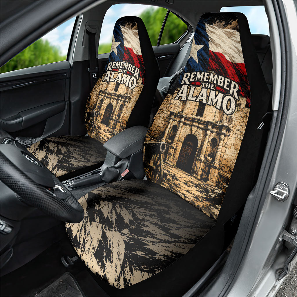 Remember The Alamo Texas Car Seat Cover Texan Pride Historical Heritage
