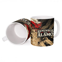 Remember The Alamo Texas Ceramic Mug Texan Pride Historical Heritage