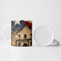 Remember The Alamo Texas Ceramic Mug Texan Pride Historical Heritage