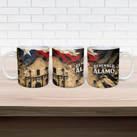 Remember The Alamo Texas Ceramic Mug Texan Pride Historical Heritage
