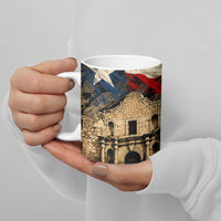 Remember The Alamo Texas Ceramic Mug Texan Pride Historical Heritage