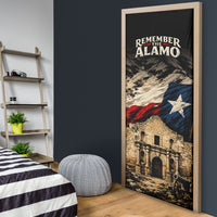 Remember The Alamo Texas Door Cover Texan Pride Historical Heritage