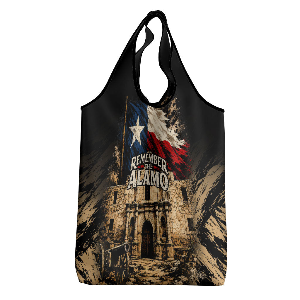 Remember The Alamo Texas Grocery Bag Texan Pride Historical Heritage