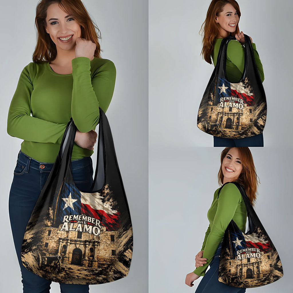 Remember The Alamo Texas Grocery Bag Texan Pride Historical Heritage