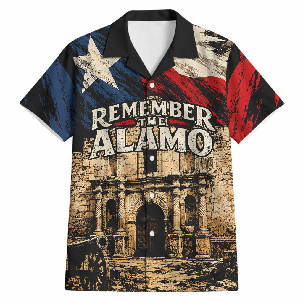 Remember The Alamo Texas Hawaiian Shirt Texan Pride Historical Heritage