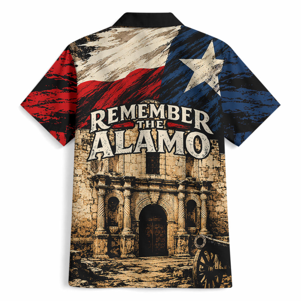 Remember The Alamo Texas Hawaiian Shirt Texan Pride Historical Heritage