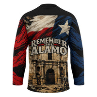 Remember The Alamo Texas Hockey Jersey Texan Pride Historical Heritage