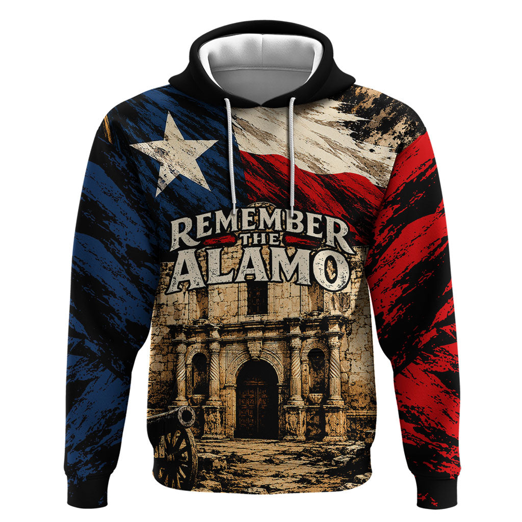 Remember The Alamo Texas Hoodie Texan Pride Historical Heritage