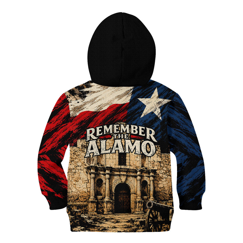 Remember The Alamo Texas Kid Hoodie Texan Pride Historical Heritage