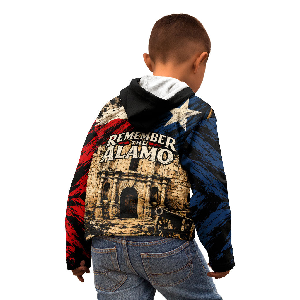 Remember The Alamo Texas Kid Hoodie Texan Pride Historical Heritage