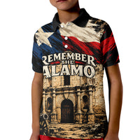Remember The Alamo Texas Kid Polo Shirt Texan Pride Historical Heritage