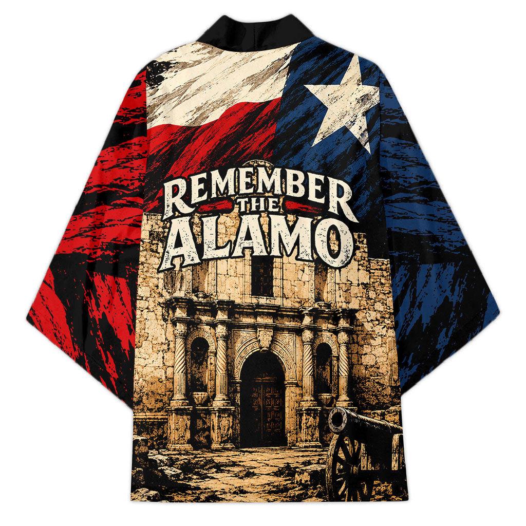Remember The Alamo Texas Kimono Texan Pride Historical Heritage