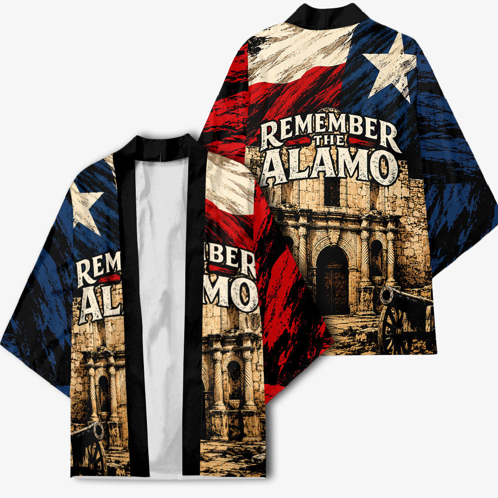 Remember The Alamo Texas Kimono Texan Pride Historical Heritage