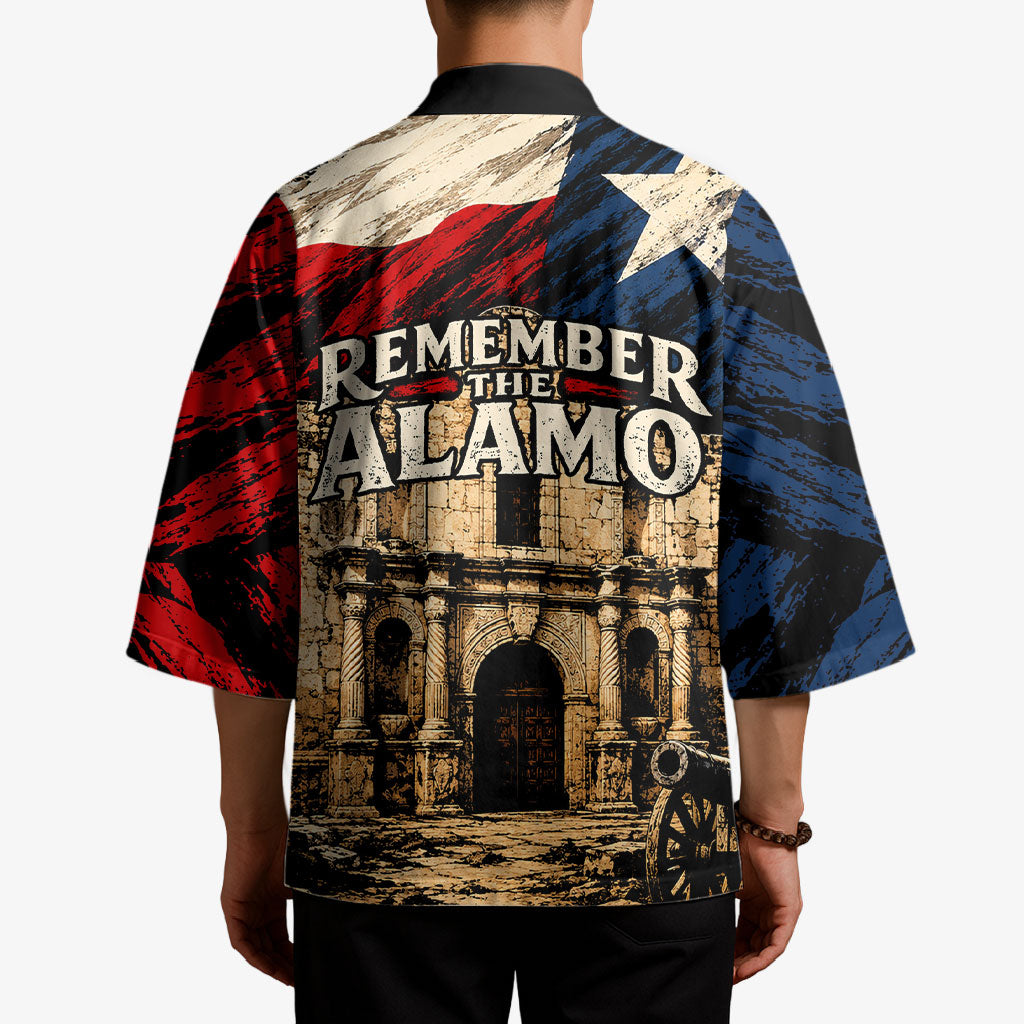 Remember The Alamo Texas Kimono Texan Pride Historical Heritage