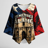 Remember The Alamo Texas Kimono Sleeve Blouse Texan Pride Historical Heritage