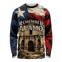 Remember The Alamo Texas Long Sleeve Shirt Texan Pride Historical Heritage