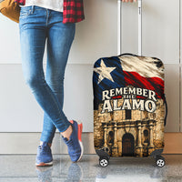 Remember The Alamo Texas Luggage Cover Texan Pride Historical Heritage
