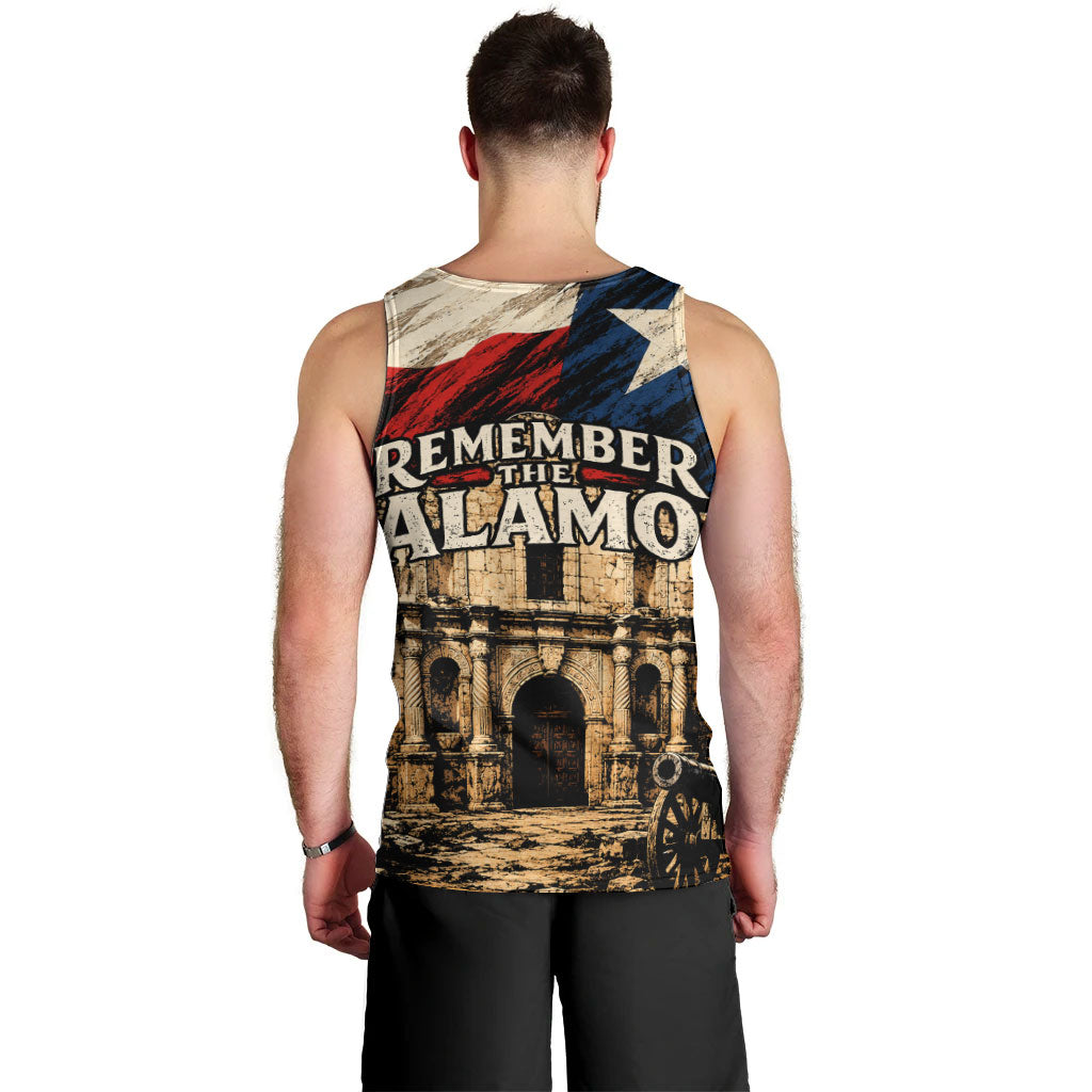 Remember The Alamo Texas Men Tank Top Texan Pride Historical Heritage