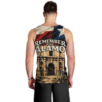 Remember The Alamo Texas Men Tank Top Texan Pride Historical Heritage