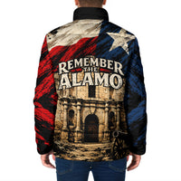 Remember The Alamo Texas Padded Jacket Texan Pride Historical Heritage