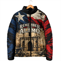 Remember The Alamo Texas Padded Jacket Texan Pride Historical Heritage