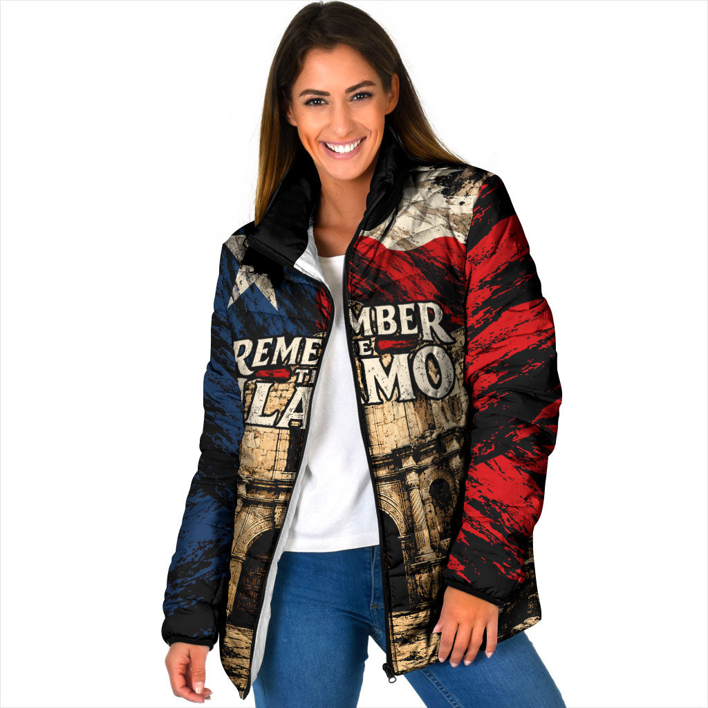 Remember The Alamo Texas Padded Jacket Texan Pride Historical Heritage