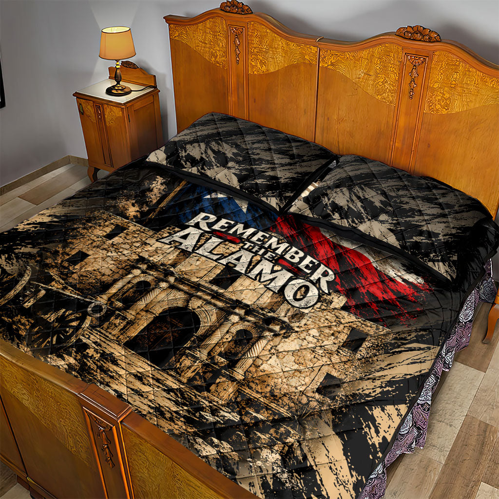 Remember The Alamo Texas Quilt Bed Set Texan Pride Historical Heritage