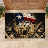 Remember The Alamo Texas Rubber Doormat Texan Pride Historical Heritage